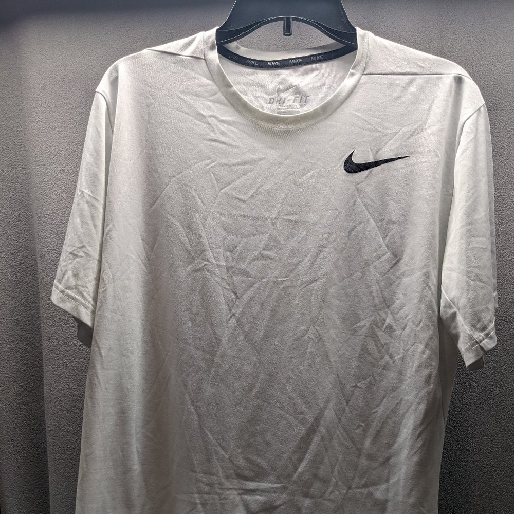 Nike Dri-Fit Tee Shirt White Mens L